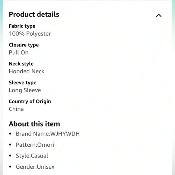 OMORI character hoodie merchandise from Amazon, Hunter Green, Unisex Size Medium - Picture 12 of 13